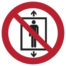 Zákazové značenie, Preprava cestujúcich zakázana – hliníkový kompozit, pr. 400 mm