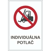 Zákazové značenie, Pri požiari nepoužívať výťah – protišmykové PVC, 500×750 mm