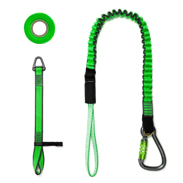 Závesná sada NLG na elektické náradie do hmotnosti 18 kg – nylon, zeleno-čierna