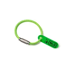 Závesná slučka NLG s nosnosťou do 3 kg – plast, zelená, 120 mm