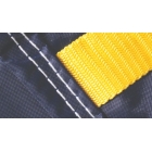 Závesné vrecia na regály na triedenie odpadu, RackSack 160 l, plast – modrá, 1000×920 mm, balenie 5 ks