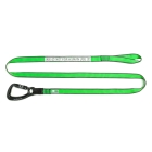 Závesný popruh NLG Lanyard s jednou karabínou a nosnosťou 38 kg – nylon, zeleno-čierna