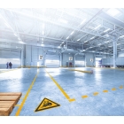 Značenie pre mraziarenské skladovanie WT-5020 s protišmykovým povrchom – fólia, biela, 100 mm × 5 m
