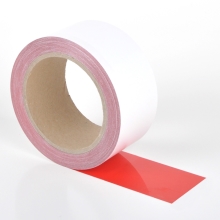 Značenie pre mraziarenské skladovanie WT-5020 s protišmykovým povrchom – fólia, červená, 50 mm × 5 m